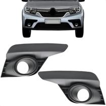 Par Grade Moldura Farol Milha Logan Sandero 2020 2021 2022 2023 Com Furo Par Grade Moldura Farol Milha Logan Sandero 2020 2021 2022 2023 Com Furo