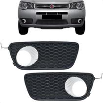 Par Grade Moldura Farol Milha Palio 2004 2005 2006 2007 2008 2009 Com Furo Par Grade Moldura Farol Milha Palio 2004 2005 2006 2007 2008 2009 Com Furo