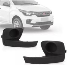 Par Grade Moldura Milha Fiat Mobi Sem Furo 2015 16 17 2018