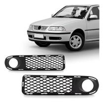 Par Grade Moldura Milha Gol G3 1999 2000 2001 2002 Fase 1 - Preto - Ambos os lados Par Grade Moldura Milha Gol G3 1999 2000 2001 2002 Fase 1 - Preto - Ambos os lados