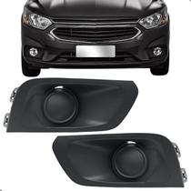 Par Grade Moldura Milha Onix Prisma 2017 2018 2019 Preto Sem Furo Par Grade Moldura Milha Onix Prisma 2017 2018 2019 Preto Sem Furo