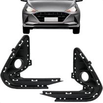 Par Grade Parachoque Hb20 Hatch Sedan 2021 2022 Preta Com Furo Par Grade Parachoque Hb20 Hatch Sedan 2021 2022 Preta Com Furo