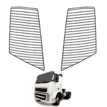 Par Grade Protetora Farol VL FH-12 FH-16 Após 2010 Cromado