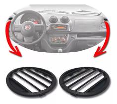 Par Gradinha Difusor de Ar Superior Lateral Fiat Uno Vivace 2011 A 2014 Fiorino Preta Par Gradinha Difusor de Ar Superior Lateral Fiat Uno Vivace 2011 A 2014 Fiorino Preta