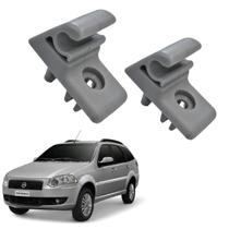 Par Grampo Fixação Quebra Sol Palio Weekend 1998 1999 2000 2001 2002 2003 2004 2005 2006 2007 2008