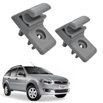 Par Grampo Fixação Quebra Sol Palio Weekend 2009 2010 2011 2012 2013 2014 2015 2016