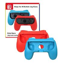 Par Grip Suporte Rígido Para Joy Con Switch Neon