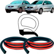 Par Guarnição Porta Polo Sedan 2002 a 2014 Dianteiro