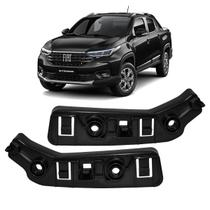 Par Guia de Parachoque dianteiro Fiat Strada 2021 2022 2023 2024