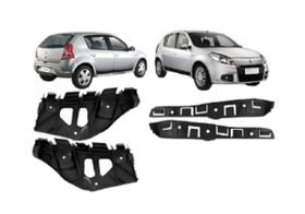 Par Guia Dianteiro E Traseiro Parachoque Sandero 2009 A 2014