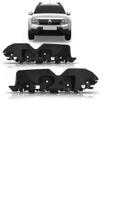 Par Guia Parachoque Dianteiro Duster Oroch 2015 2016 2017 2018