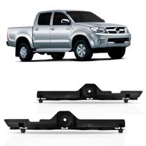 Par guia suporte parachoque hilux srv 2005 a 2011 dianteiro