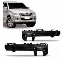 Par guia suporte parachoque hilux srv 2012 a 2015 dianteiro