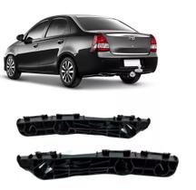 Par Guia Suporte Parachoque Serve Todos Etios Sedan Traseiro Par Guia Suporte Parachoque Serve Todos Etios Sedan Traseiro
