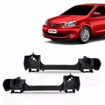 Par Guia Suporte Parachoque Toyota Etios 2012 A 2017 Diant