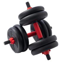 Par Halter Ajustável 15Kg Dumbbell Regulável Musculação Wct