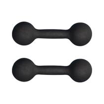 Par Halter Bola Pintado 5kg Peso Musculação Academia