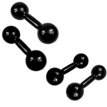 Par Halteres 4Kg + Par Halteres 5Kg Emborrachado Megagym