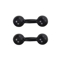 Par Halteres Bola Emborrachado 8 Kg Treino Fitness