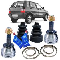 Par Homocinética Roda Unoway 1.0 8v Fire 2009 2010 11 12 Skf