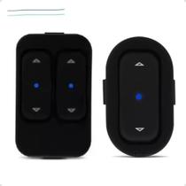 Par Interruptor Vidro Elétrico Agile Celta Montana Led Azul