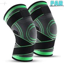 par joelheira compressão ajuste reforçado alivio dor joelho