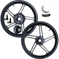 Par Jogo Roda Liga Leve Freio Disco Cg 125 Fan-titan 2000 5p Fabreck fabricação Nacional
