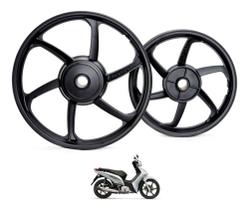 Par Jogo Roda Liga Leve Honda Biz 125 00 21 Todas 6 Palitos