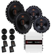 Par Kit 2 Vias JBL Multisystem 62VMS80 160 Watts Rms + Módulo Taramps TS400x4 Par Kit 2 Vias JBL Multisystem 62VMS80 160 Watts Rms + Módulo Taramps TS400x4