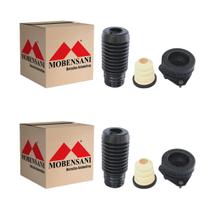 Par Kit Amortecedor Batente Coifa Ecosport Fiesta 2002/2011 Com Coxim Mobensani