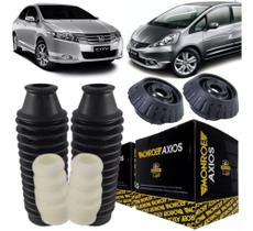 Par Kit Amortecedor Dianteiro Completo Original Axios Honda Fit e City de 2008 a 2014.