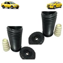Par Kit Batente Amort Dianteiro Cobalt Sonic Spin Onix