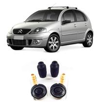 Par Kit Batente Citroen C3 Dianteiro (2003 Até 2012) 1.4/1.6/8V/16V/AT/MT Par Kit Batente Citroen C3 Dianteiro (2003 Até 2012) 1.4/1.6/8V/16V/AT/MT