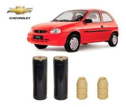 Par Kit Batente Coifa Amortecedor Traseiro Gm Corsa 2003 2004 2005 2006