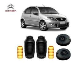 Par Kit Batente Coxim Amortecedor Dianteiro Citroen C3 2008