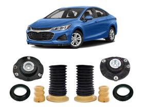 Par Kit Batente Coxim Dianteiro Cruze Sedan 2017 2018 2019