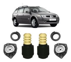 Par Kit Batente Suspensão Dianteira Megane 2010 2012 2013