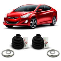 Par Kit Coifa Borracha Graxa Homocinética Lado Câmbio Hyundai Elantra 2011 2012 2013 2014 2015 2016