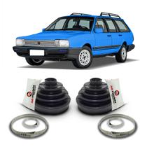 Par Kit Coifa Borracha Graxa Homocinética Lado Roda Volkswagen Quantum 1984 1985 1986 1987 1988 1989 1990 1991