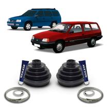 Par Kit Coifa Borracha Homocinética Nakata Lado Roda Chevrolet Ipanema 1989 1990 1991 1992 1993 1994 1995 1996 1997 1998