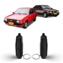 Par Kit Coifa Guarda Pó Da Caixa De Direção Suspensão Dianteira Ford Escort 1984 1985 1986 1987 1988 1989 1990 1991 1992