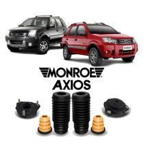 Par Kit Coxim Axios Batente Coifa Amortecedor Dianteiro Ford Ecosport 2003 2004 2005 2006 2007 2008 2009 2010 2011 2012