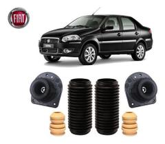 Par Kit Coxim Batente Amortecedor Dianteiro Fiat Siena 1996 1997 1998