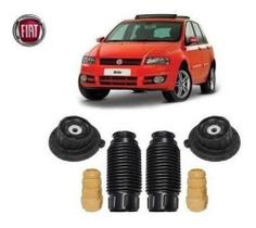 Par Kit Coxim Batente Amortecedor Dianteiro Fiat Stilo 2007 2008 2009 2010