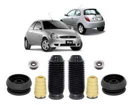 Par Kit Coxim Batente Coifa Dianteira Ford Ka 1996 A 2001