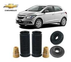 Par Kit Coxim Batente Coifa Dianteiro Chevrolet Onix 2013 2014 2015