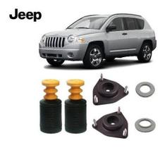 Par Kit Coxim Batente Coifa Dianteiro Jeep Compass 2007 2008 2009 2010