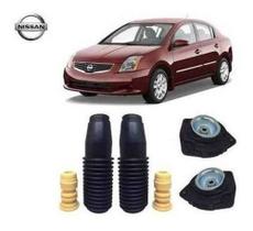 Par Kit Coxim Batente Coifa Dianteiro Nissan Sentra 2010 2011 2012 2013