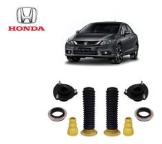 Par Kit Coxim Batente Dianteiro Honda Civic 2012 2013 2014