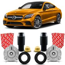 Par Kit Coxim Febi Bilstein Batente Coifa Amortecedor Dianteiro Mercedes Benz C43 AMG W205 2016 2017 2018 2019 2020